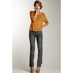 Stitch's Maya Straight Black Gray Cords Jeans NWT